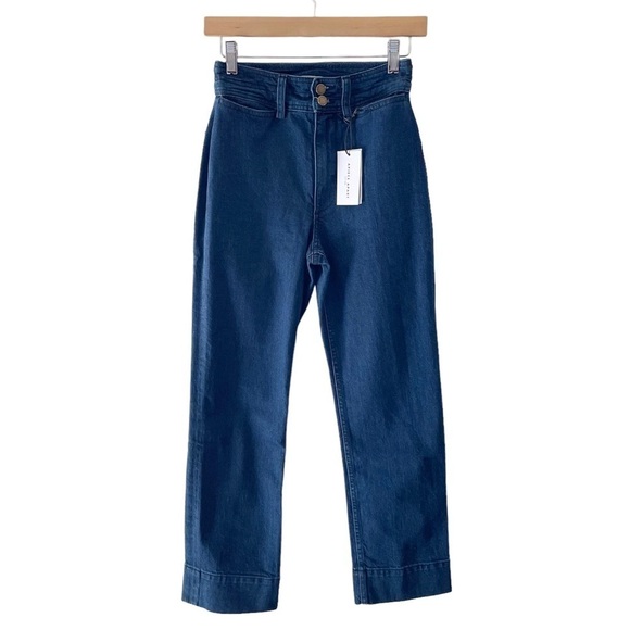 Apiece Apart Denim Bahia Straight Leg Enzyme Wash - Picture 6 of 13